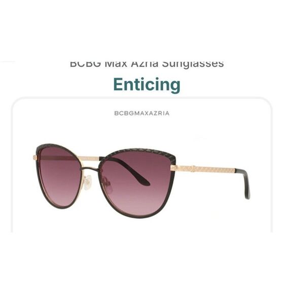 Bcbg Maxazria New Enticing Black Sunglasses - Picture 1 of 4